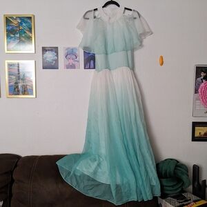 Ombre Flowy Sleeveless Dress